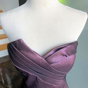 Max and Cleo Nordstrom Purple Metallic Dress